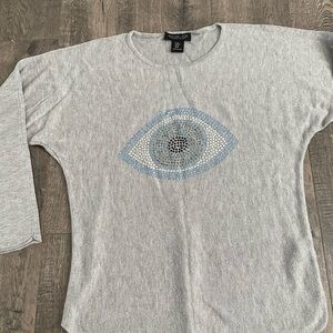 Rachel Zoe  Gray Knit Top